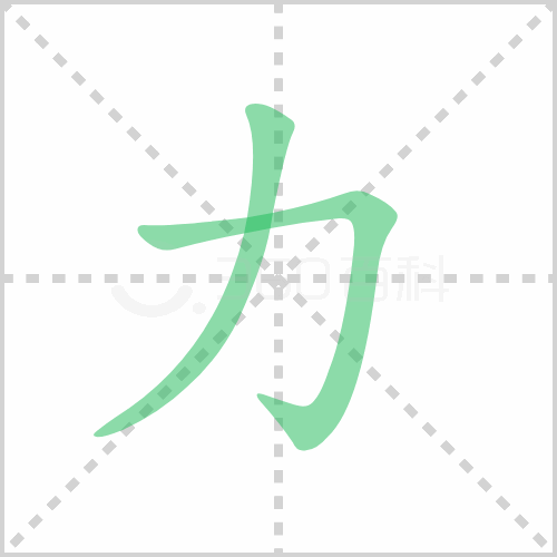 力的笔顺