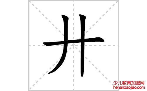 廾的笔顺笔画怎么写(廾的拼音、部首、解释及成语解读)