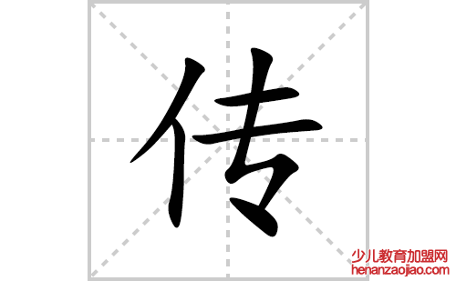 传的笔顺笔画怎么写(传的拼音、部首、解释及成语解读)