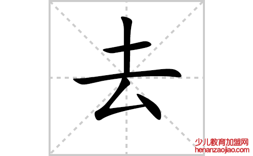 去的笔顺笔画怎么写(去的拼音、部首、解释及成语解读)