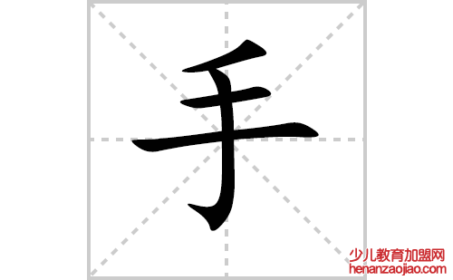 手的笔顺笔画怎么写（手的笔画、拼音、解释及成语详解）