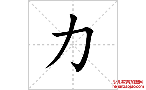 力的笔顺笔画怎么写（力的笔画、拼音、解释及成语详解）