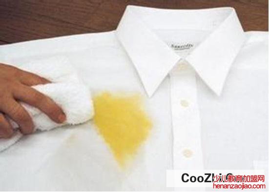 衣服上的茶渍怎么去除