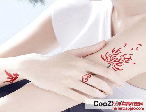 草本果汁纹身贴怎么洗掉