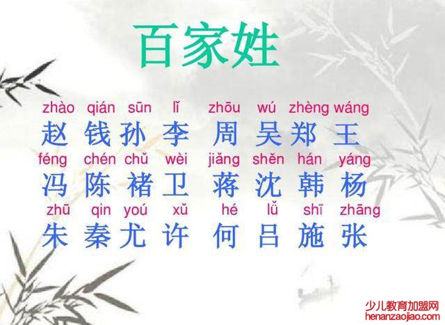 百家姓排名顺序按照什么来排的？