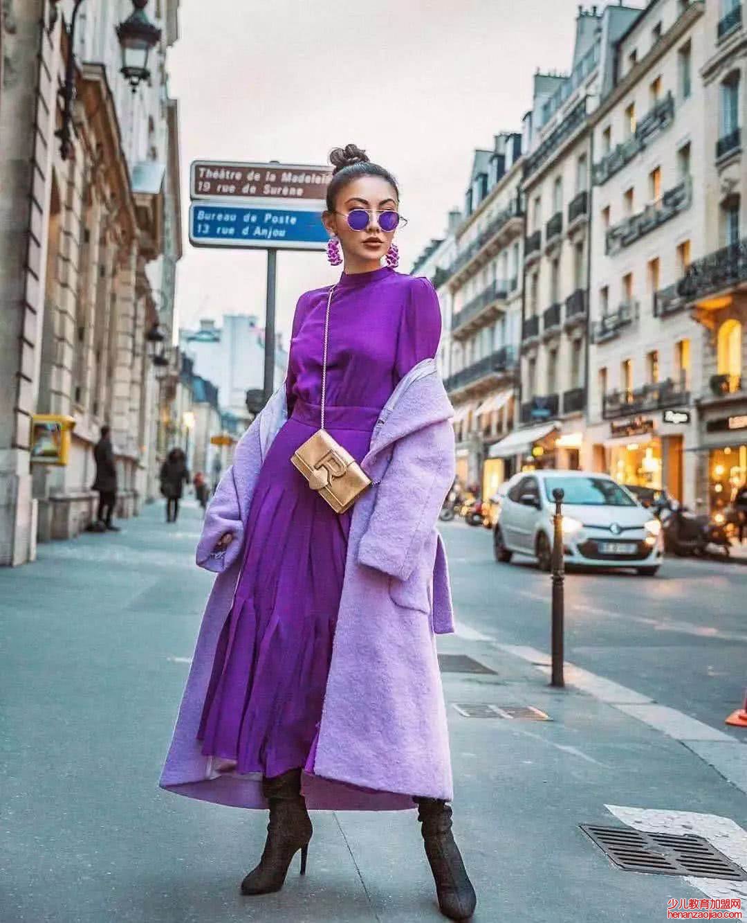 紫色搭配什么颜色好看？