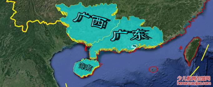 台湾面积相当于大陆哪个省？