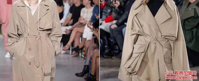 风衣后面的腰带怎么系？