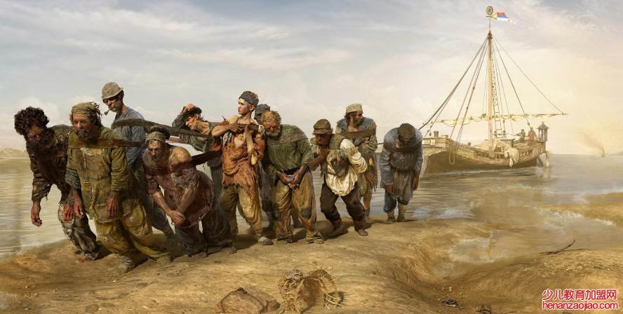 名画《伏尔加河上的纤夫》的作者是谁?