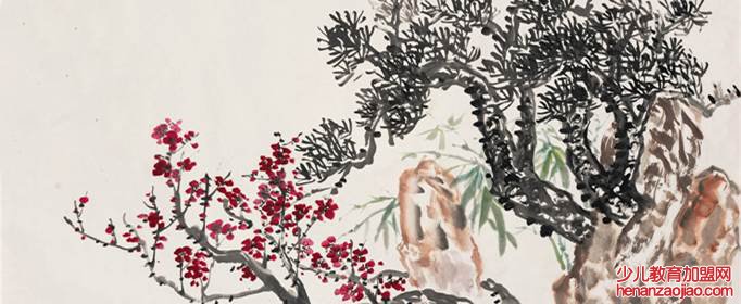 岁寒三友图中的植物有哪些？