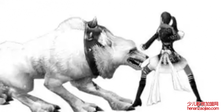 空手套白狼是什么意思