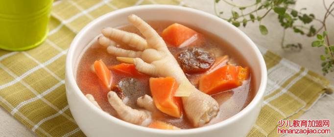 木瓜煲鸡脚怎么做?